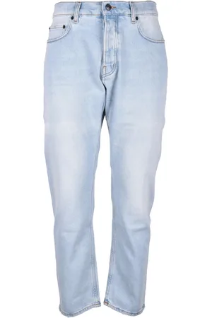 haikure Slim-fit Jeans, male, , Size: W34 Elastan Jeans in Cotton Blend