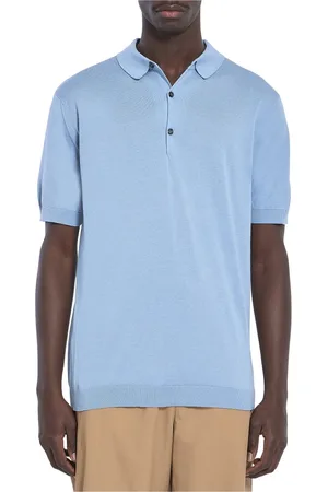 JOHN SMEDLEY Polo Shirts, male, , Size: S Black Polo Shirt Slim Fit