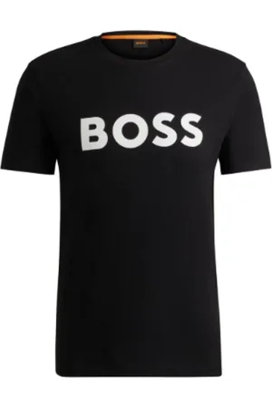 HUGO BOSS T-Shirts, male, , Size: XL Logo Print T-Shirt