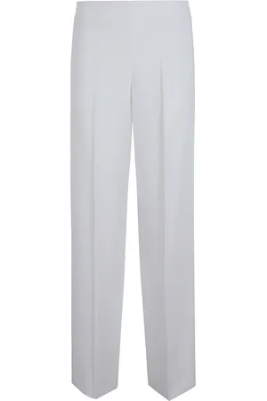 P.A.R.O.S.H. Straight Trousers, female, , Size: L Sand-colored cady pants with invisible zip
