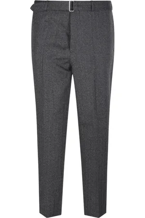 OFFICINE GENERALE Slim-fit Trousers, male, , Size: M Dark Grey/Light Grey Hoche Pants