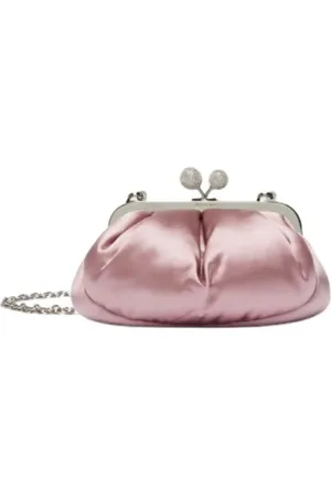 Max Mara Clutches, female, , Size: ONE SIZE Rose Berry Pasticcino Bag Small