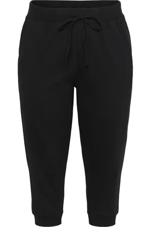 Kaffe Cropped Trousers, female, , Size: L Deep Capri Pants with Elastic Waist