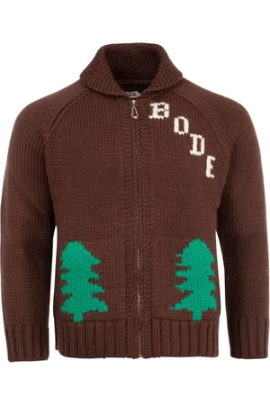 BODE Cardigans, male, , Size: XL Shawl Collar Cardigan
