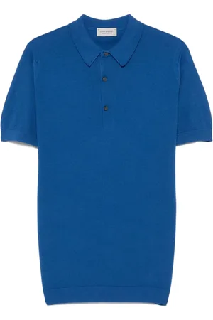 JOHN SMEDLEY Polo Shirts, male, , Size: M Polo Shirt Ribbed Trim