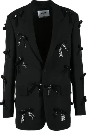 Msgm Blazers, female, , Size: XS Polyester Jacket