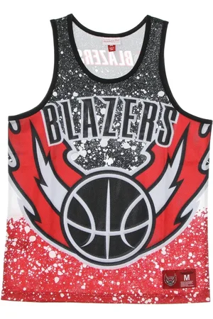 Mitchell & Ness Sportswear, male, , Size: S NBA Jumbotron Tank Top Celebration Logo