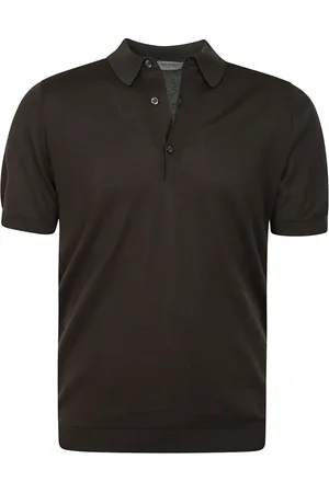 JOHN SMEDLEY Polo Shirts, male, , Size: S Knitted Polo Shirt Short Sleeves