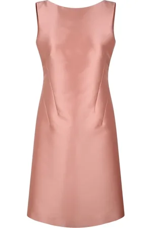 Alberta Ferretti Short Dresses, female, , Size: M Silk Satin Blend Midi Dress