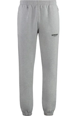Represent Sweatpants, male, , Size: L Cotton sweatpants with logo print