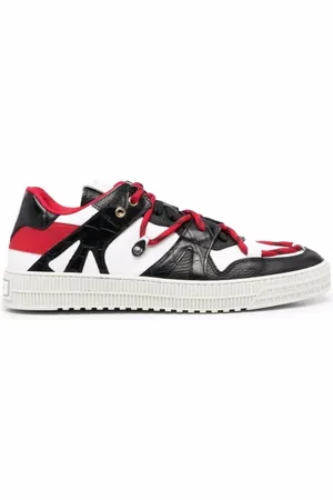 Giuliano Galiano Sneakers, male, , Size: 6 US Sneakers Wht/Blk/Red
