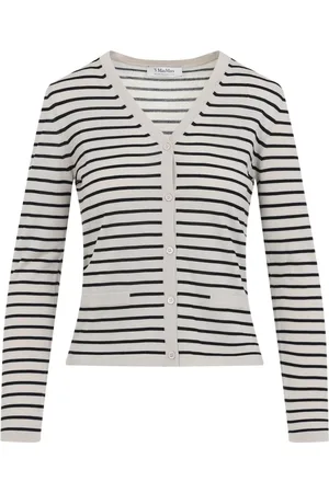 Max Mara Cardigans, female, , Size: S Stripe Cardigan Kenya