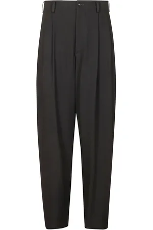 YOHJI YAMAMOTO Straight Trousers, female, , Size: M Straight Leg Pants