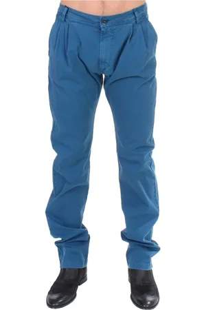 Gianfranco Ferré Straight Trousers, male, , Size: L Elegant Cotton Chinos in