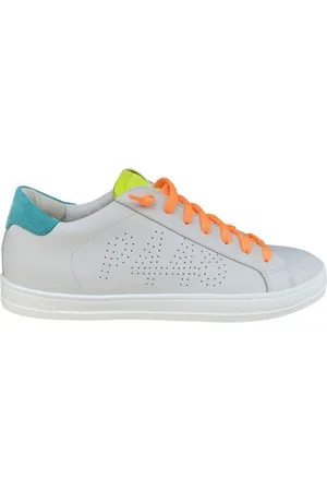 P448 Sneakers, male, , Size: 11 US John2 leather sneaker with fresh contrasts