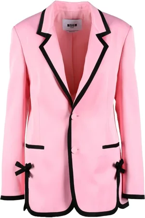 Msgm Blazers, female, , Size: XS Viscose Jacket