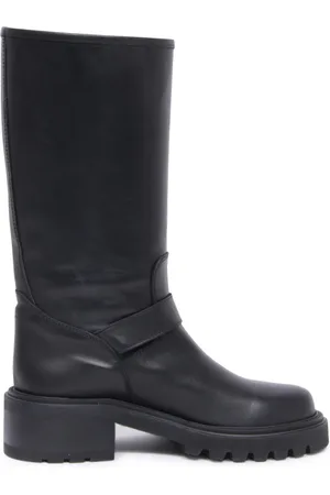 Via Roma High Boots, female, , Size: 6 1/2 US Vintage Effect Boot Venice Nero