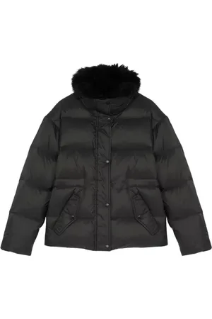 YVES SALOMON Down Jackets, female, , Size: XL Puffer Jacket with Fur Collar