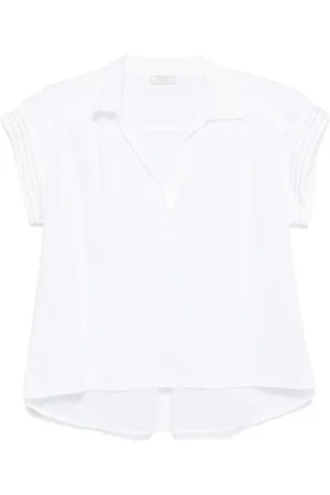 PESERICO SIGN Blouses, female, , Size: S V-Neck Blouse