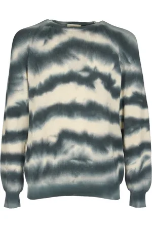 A PAPER KID Round-neck Knitwear, male, , Size: L Tie Dye Sweaters in Multiple Colors
