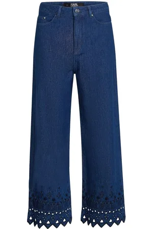 Karl Lagerfeld Wide Jeans, female, , Size: W25 Karl E24 Trousers