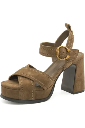 Ash High Heel Sandals, female, , Size: 7 US Womens Melany Russet Heels