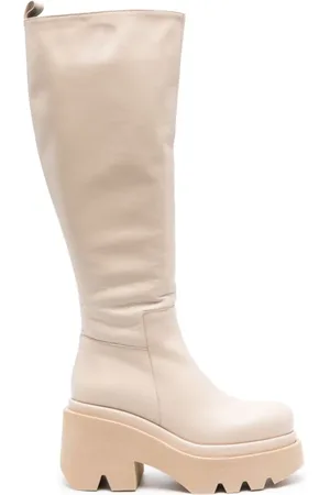 Paloma Barceló High Boots, female, , Size: 10 US Leather Heel Boots