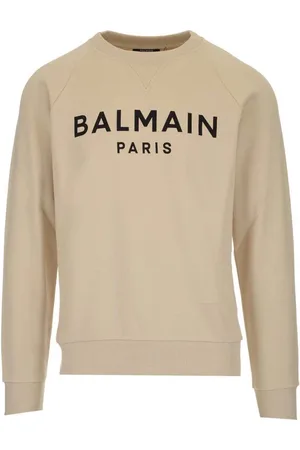 Balmain Sweatshirts, male, , Size: S Long Sleeve Crewneck Sweatshirt