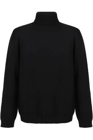 Roberto Collina Turtlenecks, male, , Size: S Merino Wool Turtleneck Sweater Monochrome