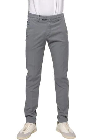 Briglia 1949 Slim-fit Trousers, male, , Size: 2XL Grey Bridle Pants for Men