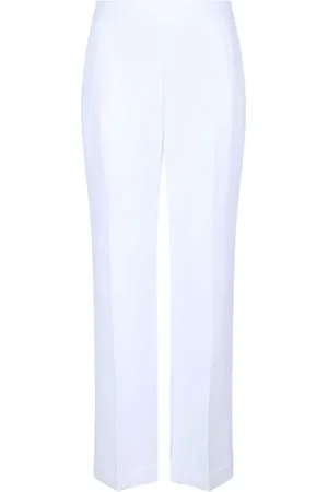Elisabetta Franchi Straight Trousers, female, , Size: L Cropped Flared Leg Trousers