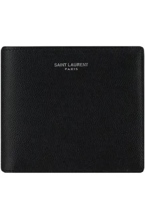 Saint Laurent Wallets & Cardholders, male, , Size: ONE SIZE Grain de Poudre Leather Wallet