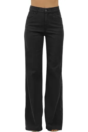 Dondup Wide Trousers, female, , Size: W25 Amber Cotton and Lyocell Trousers