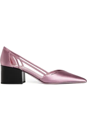 Prada Pumps, female, , Size: 6 US Satin Cut-Out Pumps