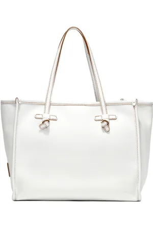 Gianni chiarini Tote Bags, female, , Size: ONE SIZE Leather Shopper Bag Latte