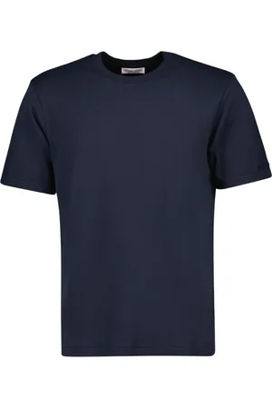 Orlebar Brown T-Shirts, male, , Size: M Navy Cotton Round Neck T-shirt