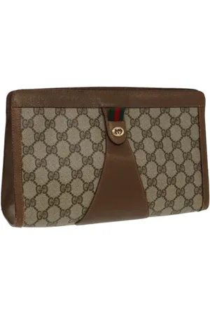 Gucci Pre-owned Clutches, female, , Size: ONE SIZE Pre-owned Canvas clutches