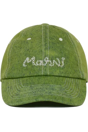Marni Caps, female, , Size: L Kiwi Denim Hat