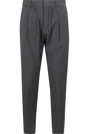 HERNO Slim-fit Trousers, male, , Size: M Slim Fit Drawstring Pants