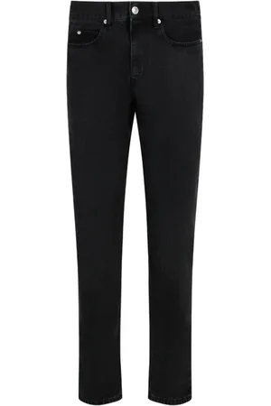 Isabel Marant Slim-fit Jeans, male, , Size: W31 Faded Cotton Washed Jeans