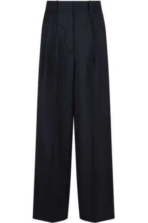 P.A.R.O.S.H. Wide Trousers, female, , Size: XS Navy Trousers Zip Fastening