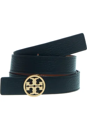 Tory Burch Belts, female, , Size: M Leather Reversible Belt