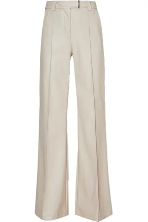 Liu Jo Wide Trousers, female, , Size: 2XS Palazzo style flared trousers in coated fabric