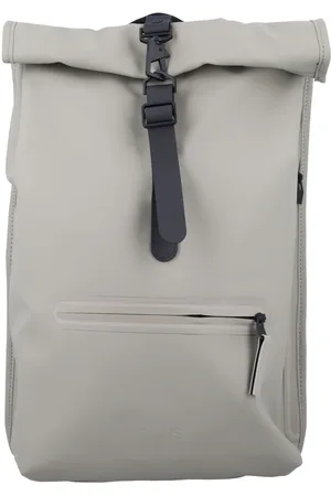 Rains Backpacks, male, , Size: ONE SIZE Rolltop Backpack with Signature Closure