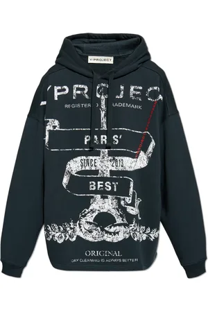 Y / PROJECT Hoodies, male, , Size: L Printed sweatshirt