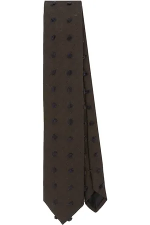 Lanvin Ties, male, , Size: ONE SIZE Maxi Dot Tie