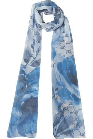 Liu Jo Scarves, female, , Size: ONE SIZE Floral Pattern Frayed Edge Scarf