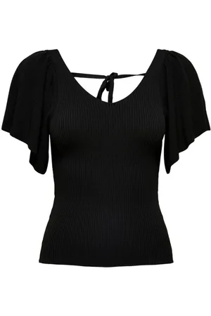 ONLY T-Shirts, female, , Size: S Polyamide Puff Sleeve T-Shirt