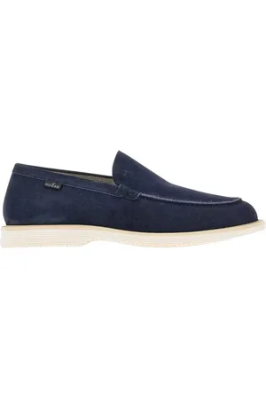 Hogan Loafers, male, , Size: 12 US Navy Suede Loafers