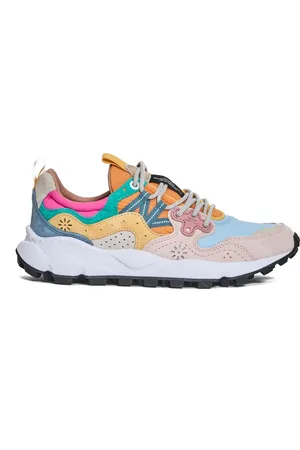 Flower Mountain Sneakers, female, , Size: 9 US Colorful Suede Sneakers for Women